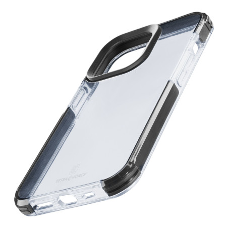 custodia flessibile cellularline per iphone 14 nero/bianco