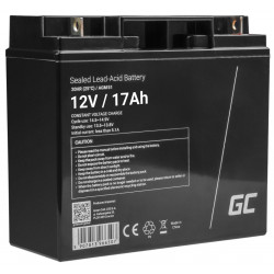 batteria green cell agm 12v 17ah per tosaerba/scooter/barca/sedia