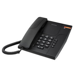 Telefono fisso alcatel temporis 180 bca da tavolo professionale nero