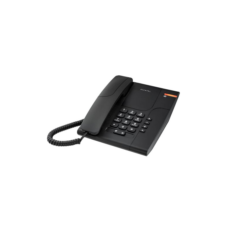 Telefono fisso alcatel temporis 180 bca da tavolo professionale nero