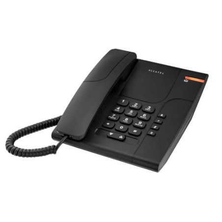 Telefono fisso alcatel temporis 180 bca da tavolo professionale nero