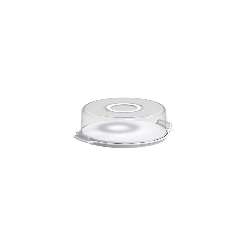 porta torta guzzini plastica rotondo chef line bassa d'asporto