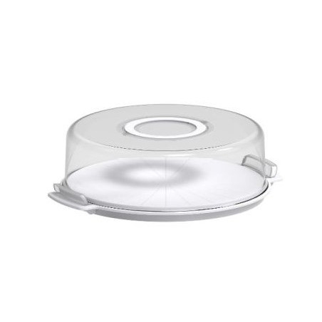 porta torta guzzini plastica rotondo chef line bassa d'asporto