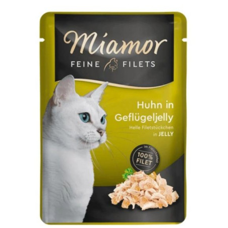 mamgime miamor filets cibo umido per gatti filetti di pollo con pollame