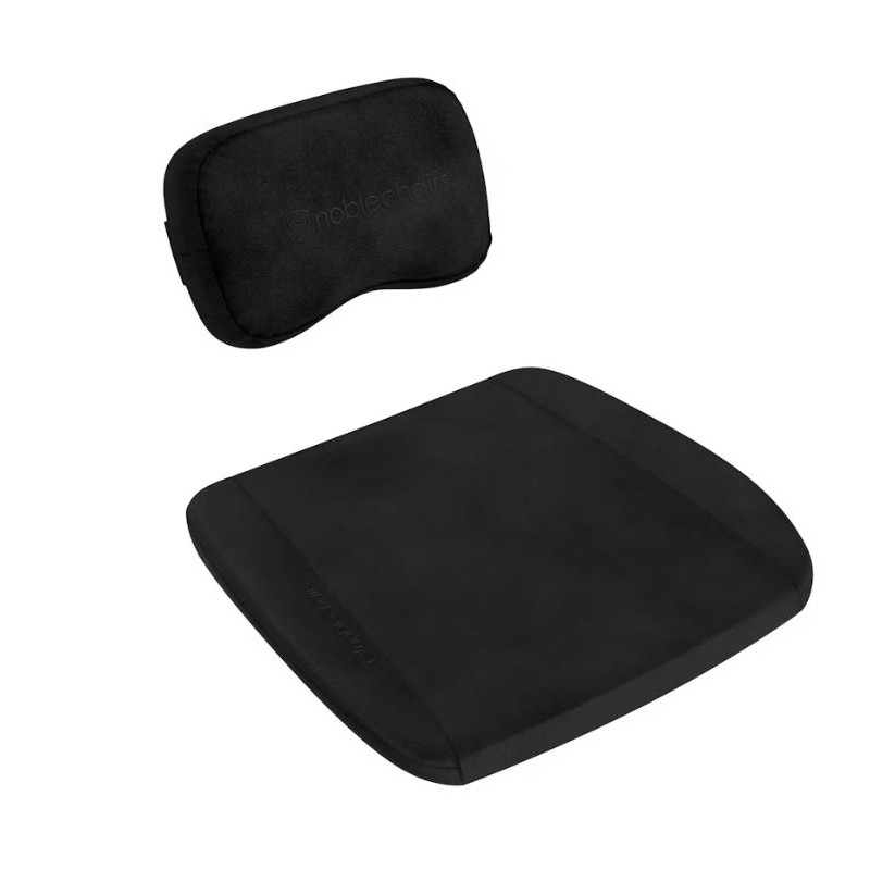 set cuscini noblechairs in memory foam shure edition nero