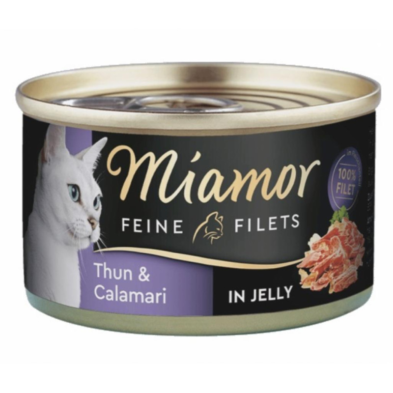 alimento umido miamor filetti pregiati in gelatina tonno e calamari