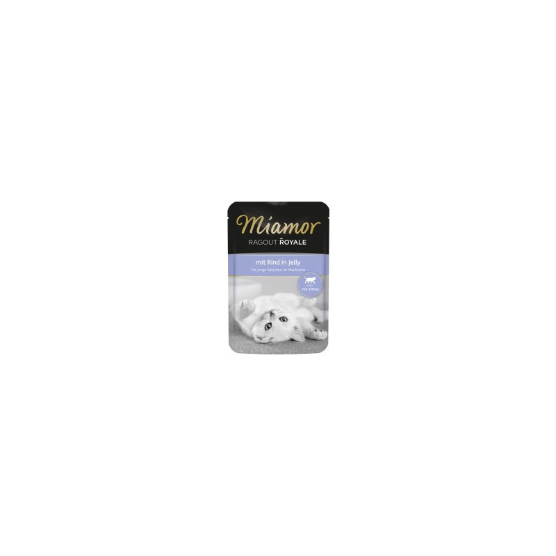 alimento umido miamor ragu royale in gelatina con manzo 100 g