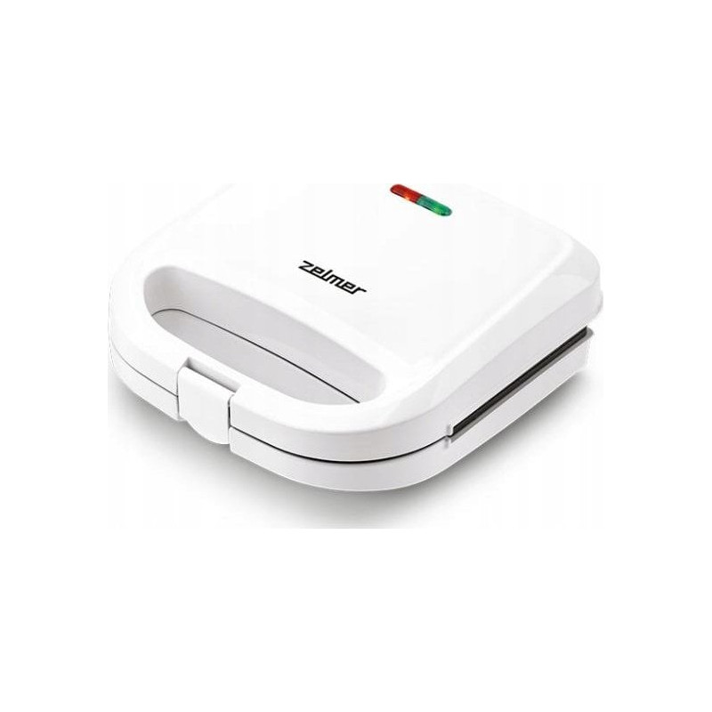 tostiera zelmer zsm7700 2 fette 750w bianco [zsm7700]