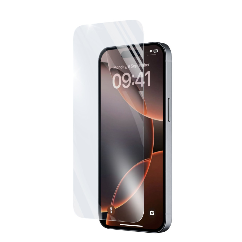 pellicola protettiva cellularline tempglassiph16pro per iphone 16