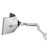supporto monitor ergotron hx braccio per monitor a parete vhd bianco