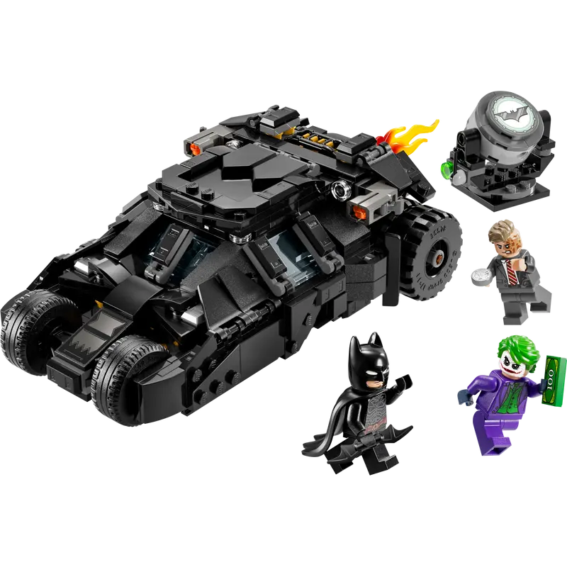 lego dc super heroes 76303 batman tumbler di batman vs two-face