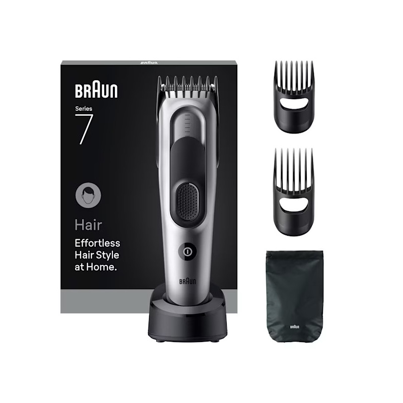 tagliacapelli braun serie 7 hc7590 nero/argento