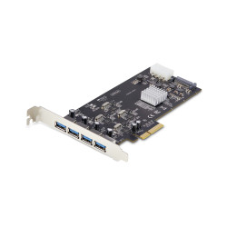 scheda pcie startech.com p5q4a-usb-card 4 porte usb 3.2 5gbps