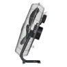 ventilatore black+decker bxeff121e silenzioso a 3 velocita 120w acciaio