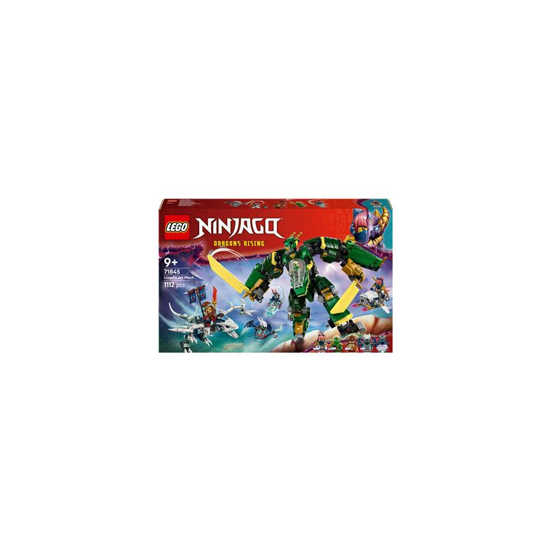 set di costruzione lego ninjago 71845 mech jet di lloyd multicolore