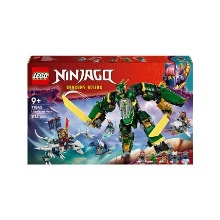 set di costruzione lego ninjago 71845 mech jet di lloyd multicolore