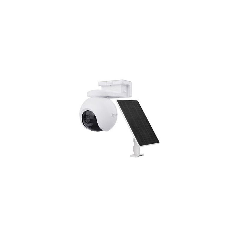 kit telecamera ip ezviz eb8 4k 4g con pannello solare 8w bianco-nero
