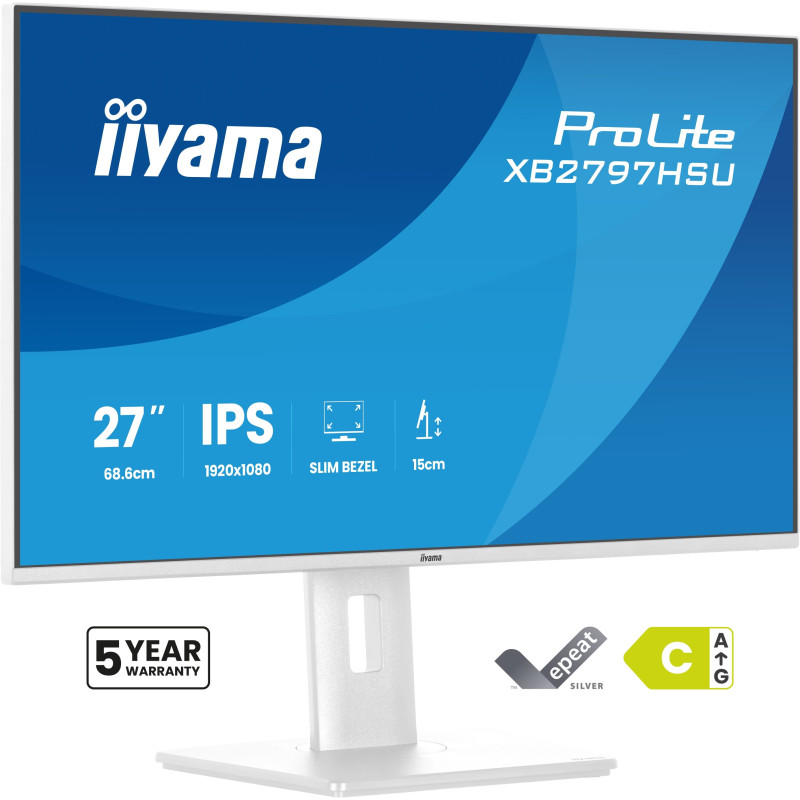 monitor led 27'' iiyama prolite xb2797hsu-w1 full hd