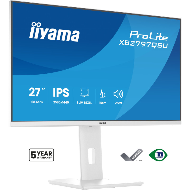 monitor led 27'' monitor iiyama prolite xb2797qsu-w1