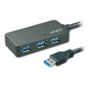 Hub usb lindy 3.0 hub pro con 4 porte [43159]