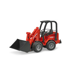 modellino bruder schaffer hoflader 2034 1:16 rosso nero