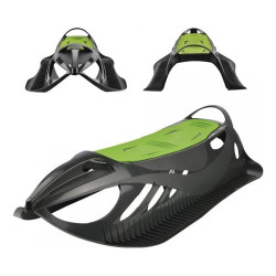 gioco sportivo mandelli per bambini bob neve neongrip 2 pali nero