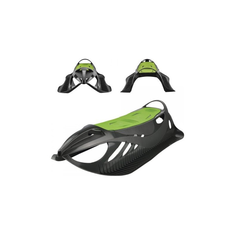 gioco sportivo mandelli per bambini bob neve neongrip 2 pali nero