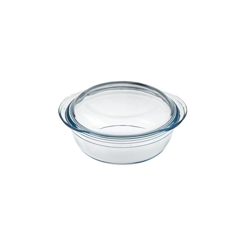 teglia da forno o cuisine 2043 con coperchio 0.7l trasparente