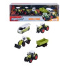 modellino simba majorette majo farm class 1/64 5pz multicolore