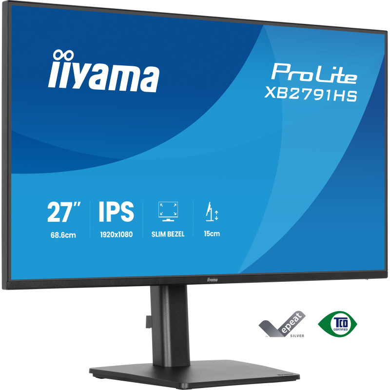 monitor led 27'' iiyama prolite xb2791hs-b1 full hd 1920x1080