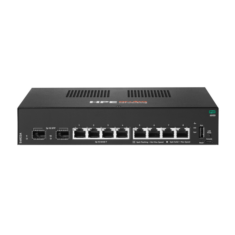 switch hp aruba networking cx 6000 gestito l2 8porte gigabit ethernet