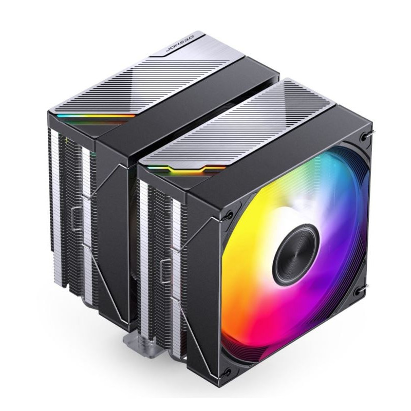 dissipatore cpu a ventola jonsbo ca80 dual-tower 2x120mm pwm