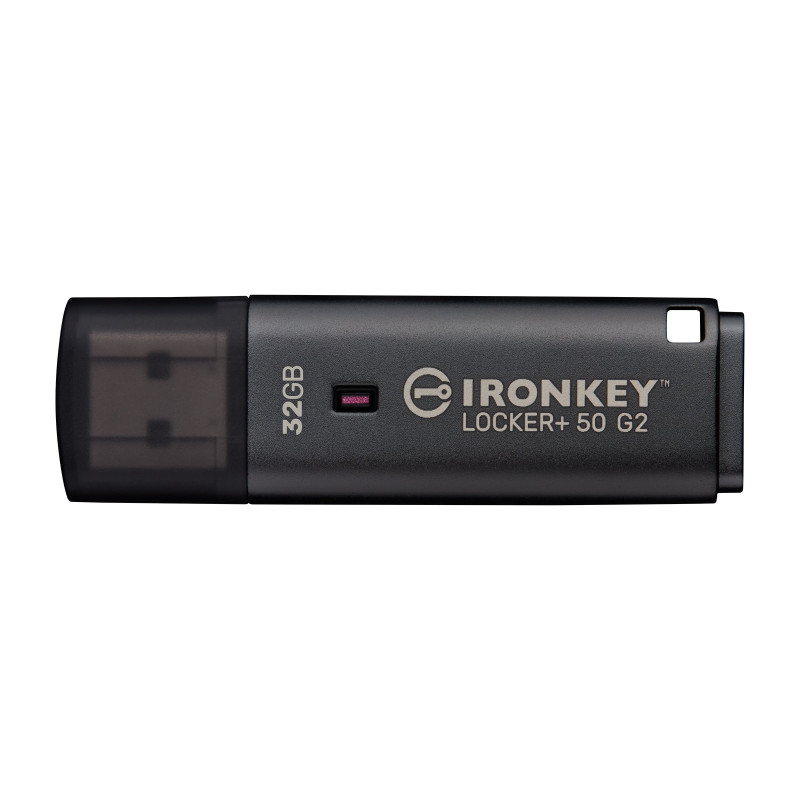 pen drive 32gb kingston ironkey locker+ 50g2 usb 3.2gen1 nero [iklp50g2/32gb]