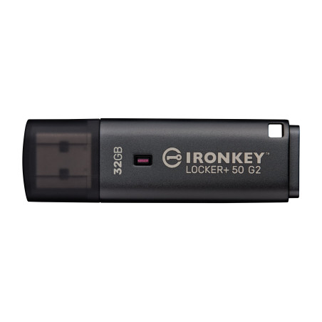 pen drive 32gb kingston ironkey locker+ 50g2 usb 3.2gen1 nero [iklp50g2/32gb]