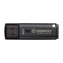 pen drive 64gb kingston ironkey locker plus 50g2 usb 3.2 gen1 nero