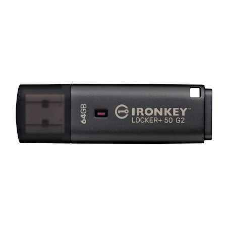 pen drive 64gb kingston ironkey locker plus 50g2 usb 3.2 gen1 nero