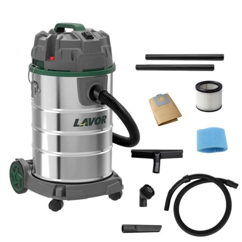 aspirapolvere professionale lavor dozzy power 30xs per solidi e liquidi
