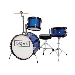 batteria acustica oqan qpa-3 per bambini blu