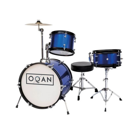 batteria acustica oqan qpa-3 per bambini blu
