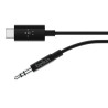 cavo audio belkin rockstar 3.5mm con connettore usb-c nero [f7u079bt03-blk]