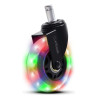 ruote trust gxt701 per sedia da gaming con illuminazione a led multicolore
