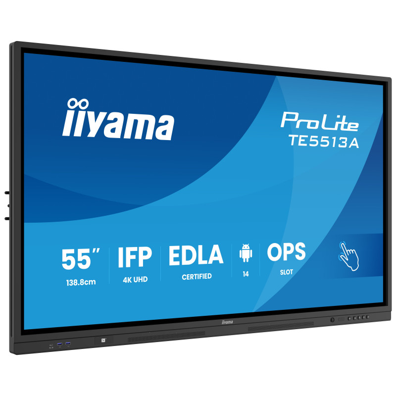 monitor led 55'' iiyama te5513a-b2ag 4k uhd 3840x2160