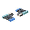 adattatore delock usb interno usb a 20pin type-e key a 5 gbps