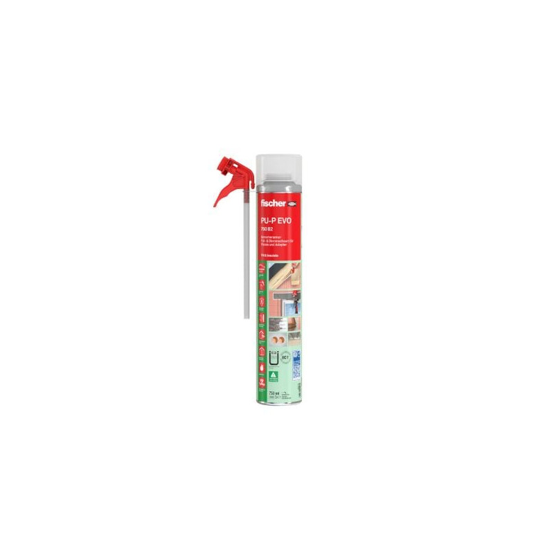 schiuma poliuretanica fischer pu-p evo 750 b2 bianco [563227]