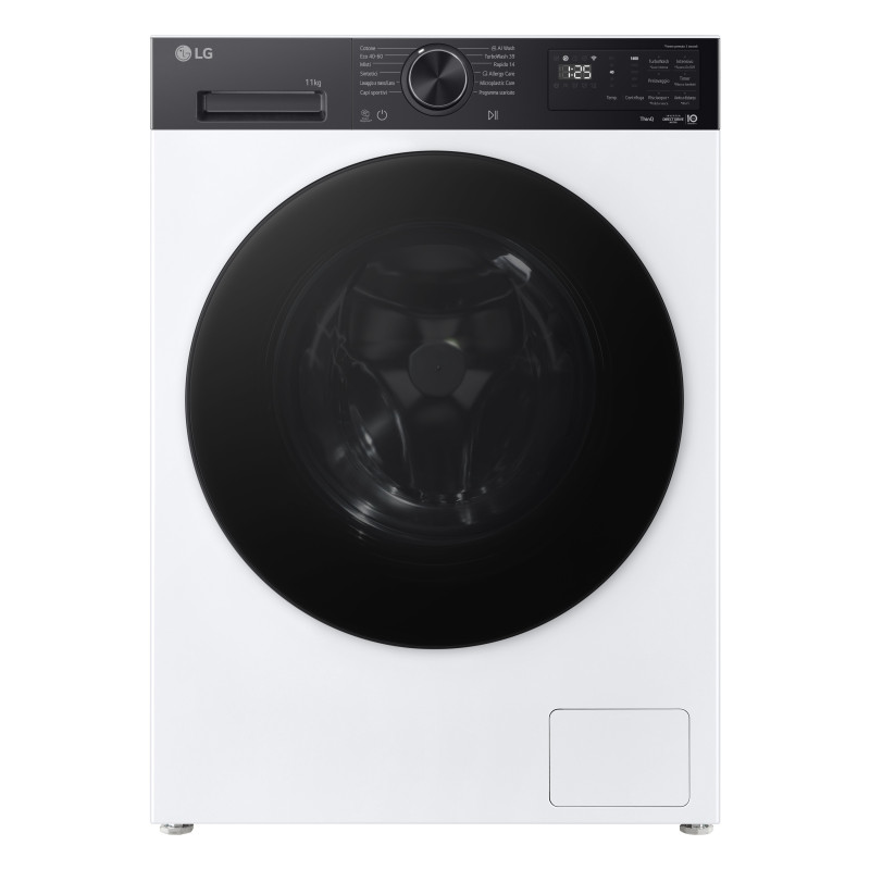 lavatrice lg carica frontale 60cm 11kg 1400rpm classe a bianco [f4nx5011tkb]