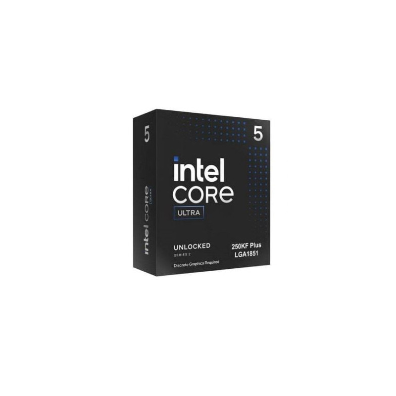 cpu intel core ultra 5 250kf plus 4.20ghz 30mb l3 box nero [bx80768250kf]