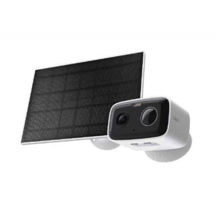 telecamera ip tp-link tapo tc80 2mp con pannello solare bianco