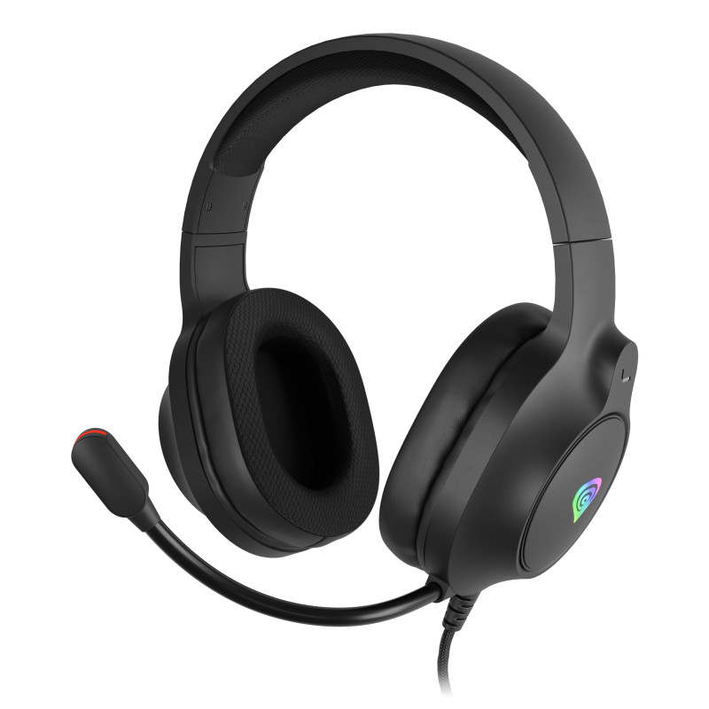 cuffie genesis neon 213 per gaming 3.5mm con microfono nero [uhnatrmpg000029]