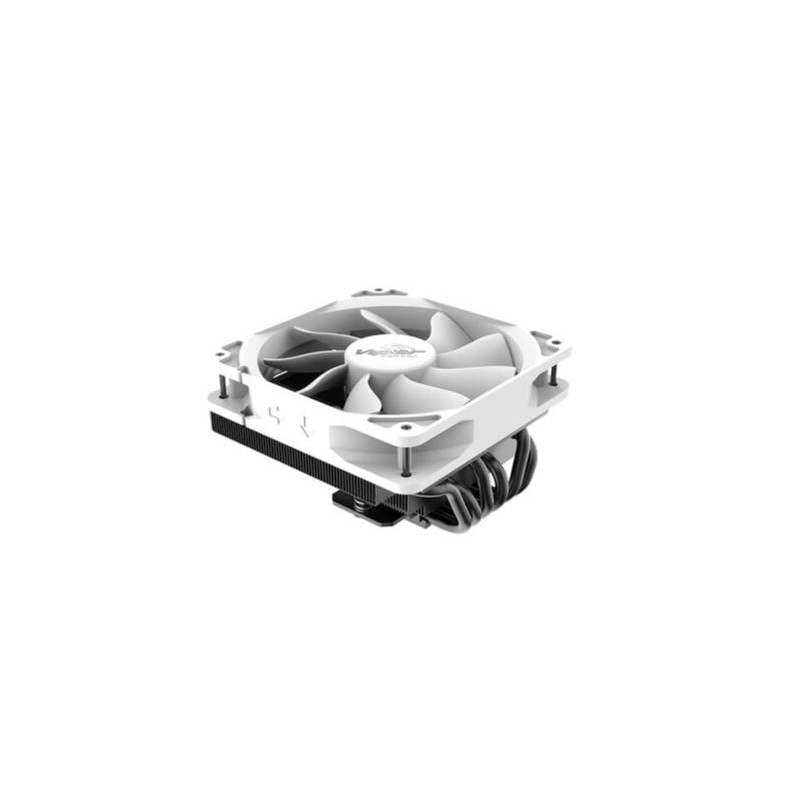dissipatore cpu a ventola akasa viper h6l m2 120mm bianco