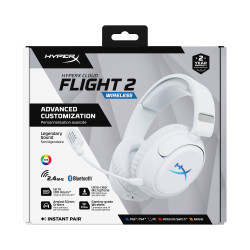 cuffie hyperx cloud flight 2 wireless bluetooth per gaming con microfono